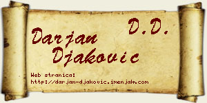 Darjan Đaković vizit kartica